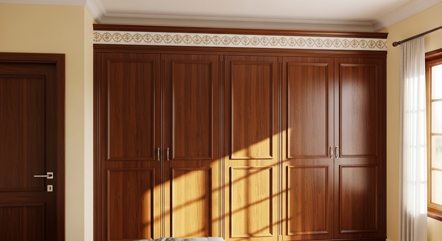 Corner Wardrobe With Upside Lofts