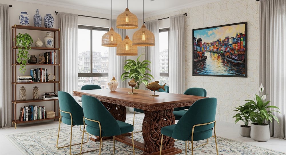 Dining room interior in Kolkata