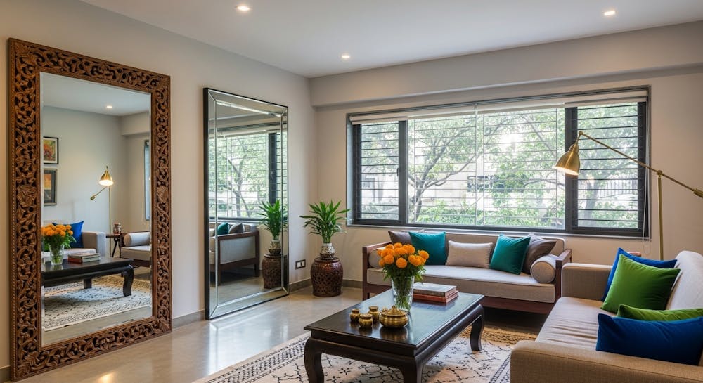 Using Mirrors to Let Light Expand the Room!