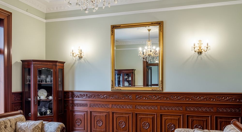 Wall Paneling Design for Drawing Room