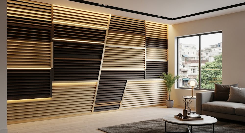 Metallic Louvers for Bold InteriorsĀ