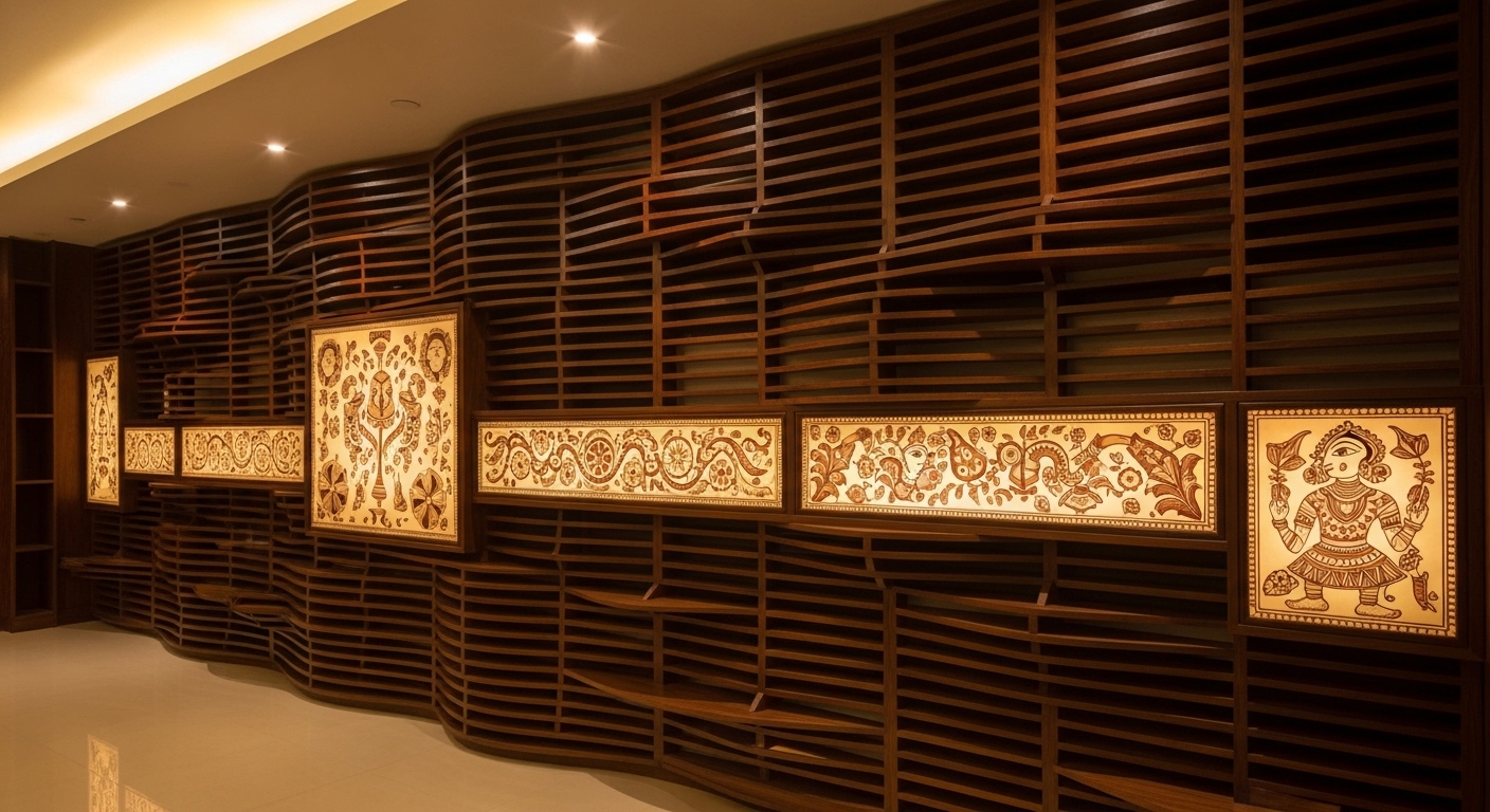 Louvers as Art Panels 