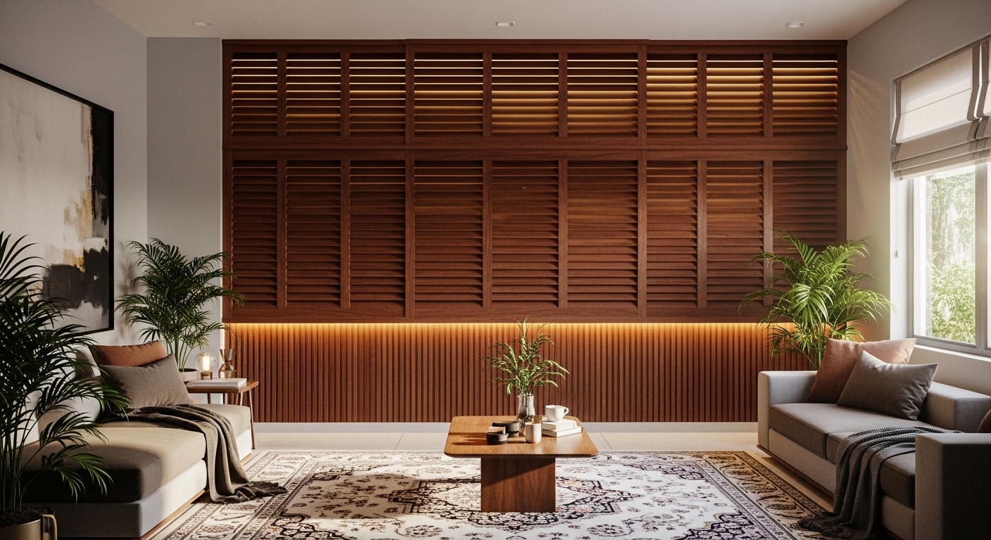 Louvers Panel Design in kolkata