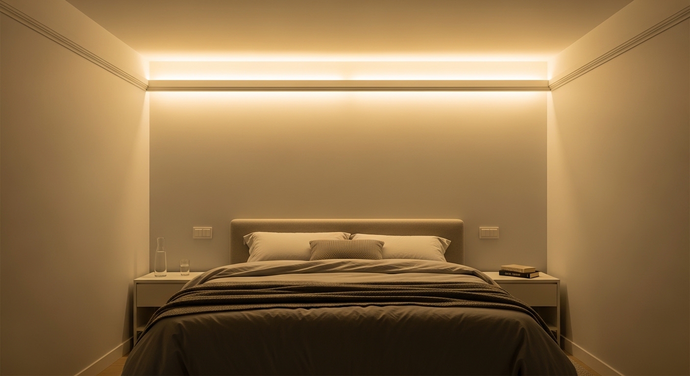 Soft Cove Lighting for Restful Nights