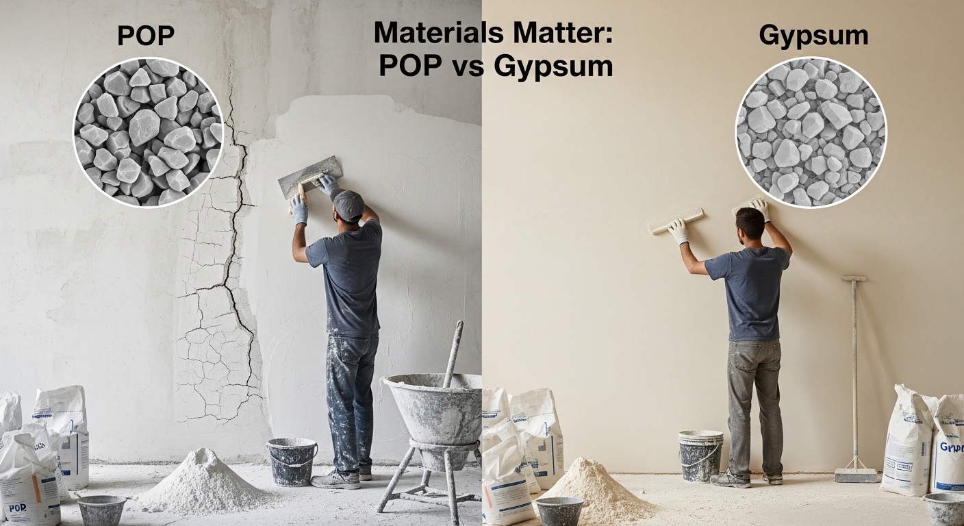 Materials Matter: POP vs Gypsum