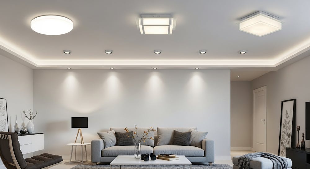 Flush Fixtures for Low Ceilings