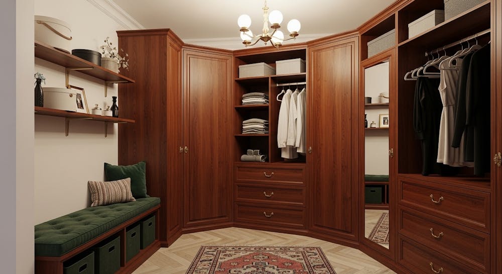 Vintage Walk In Wardrobe Ideas For Small Rooms