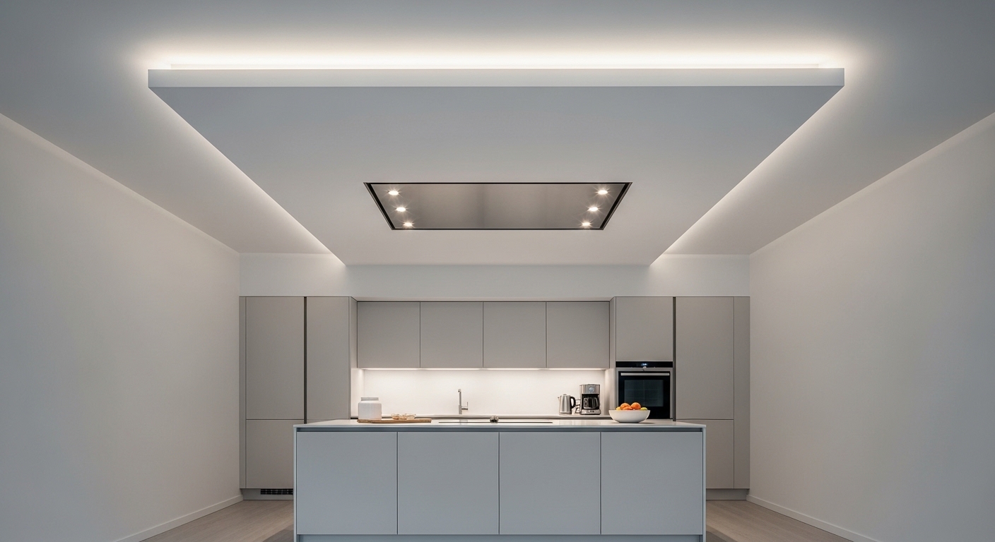 Simple Kitchen False Ceiling for Minimal Interiors