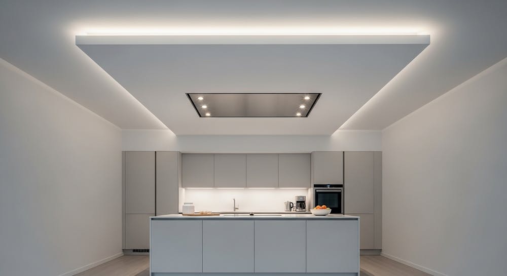 Simple Kitchen False Ceiling for Minimal Interiors