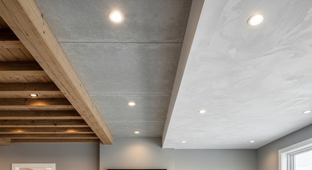 Mixing Ceiling Materials for Texture