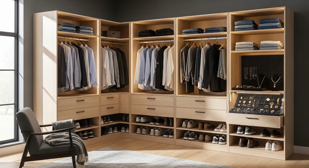 Fitted Open Wardrobes for Custom Spaces