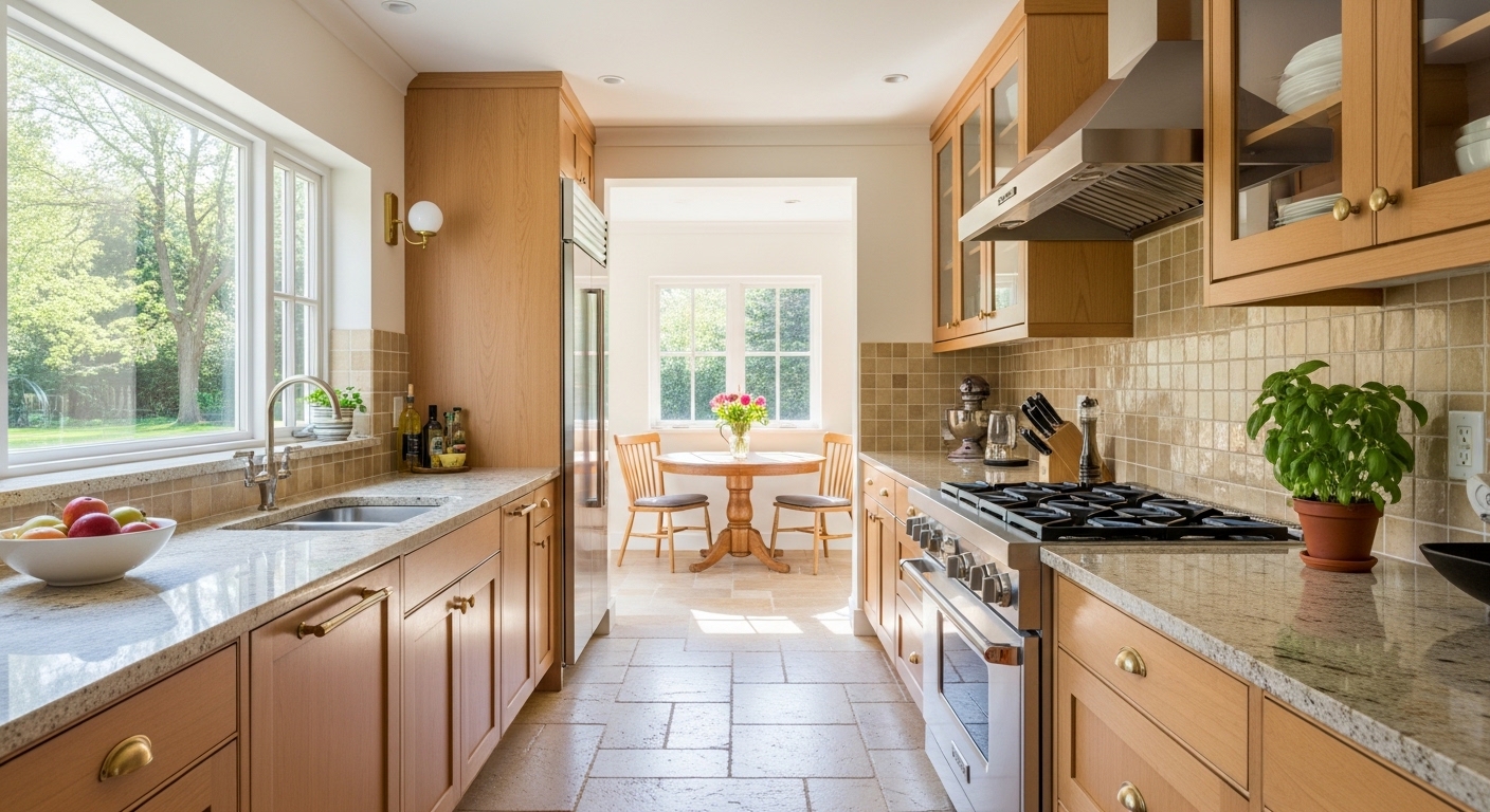 The Parallel (Galley) Kitchen With Vastu Zoning