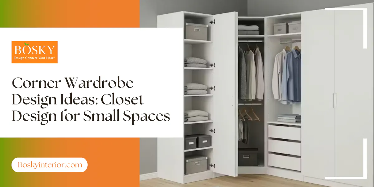 Corner Wardrobe Design Ideas: Closet Design for Small Spaces