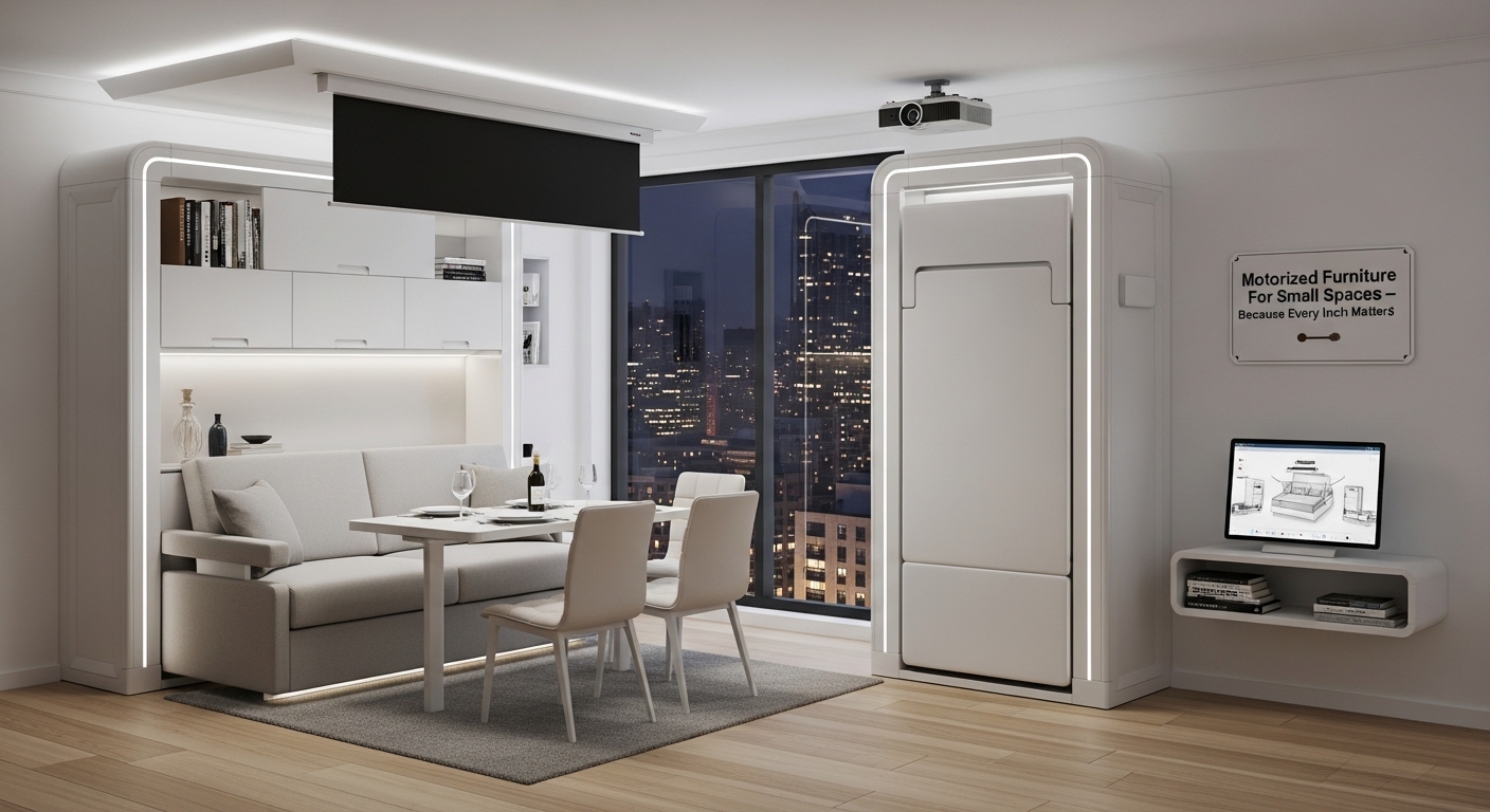 Motorized Furniture For Small Spaces – Because Every Inch Matters 