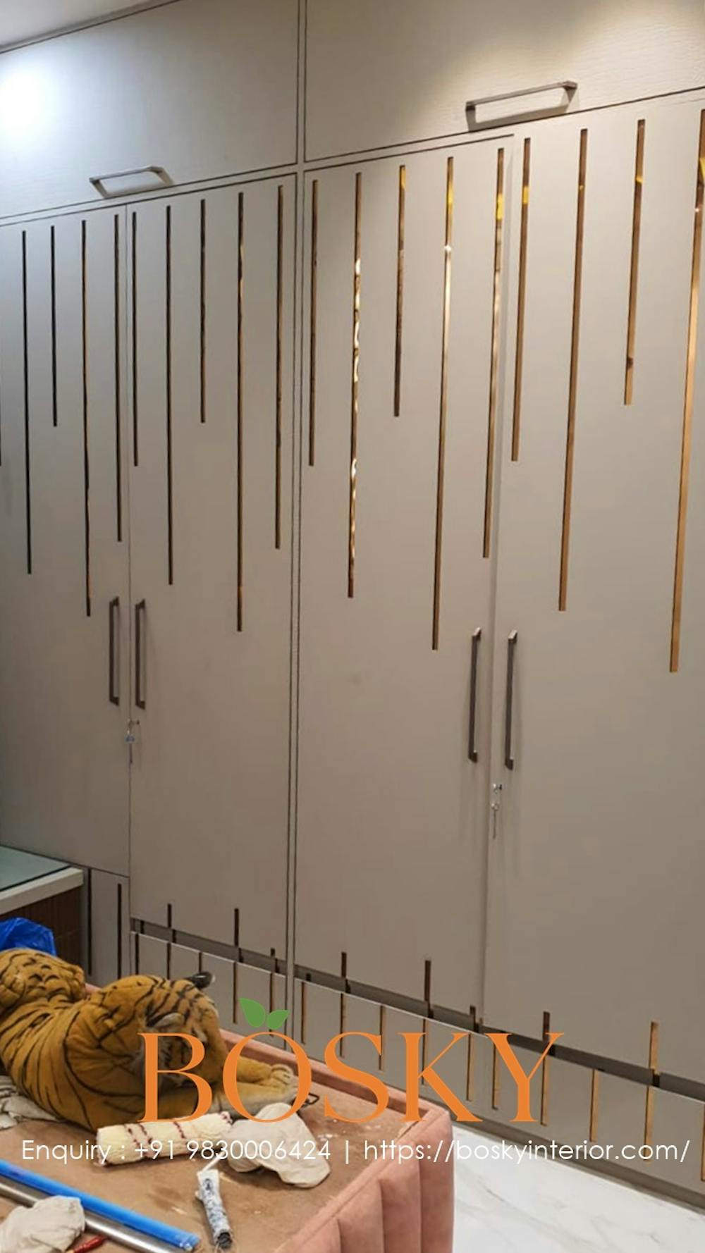 Neutral With Transparent Stripes