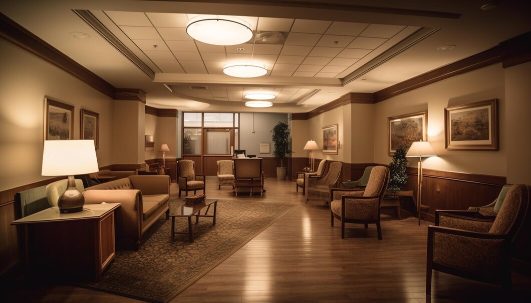 Warm false ceiling for office pic