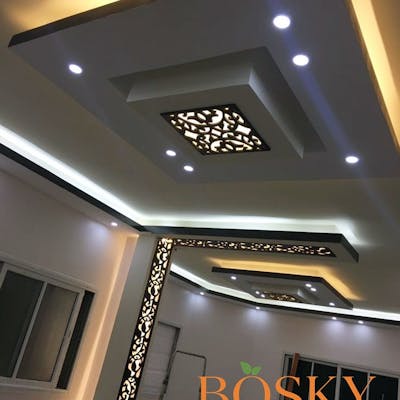 Wooden false ceiling