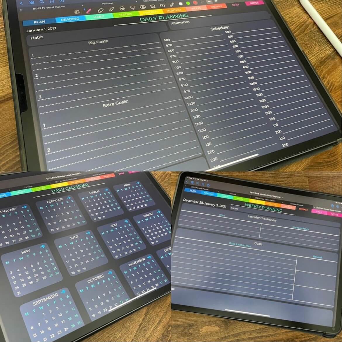 #BossPersonalPlanner