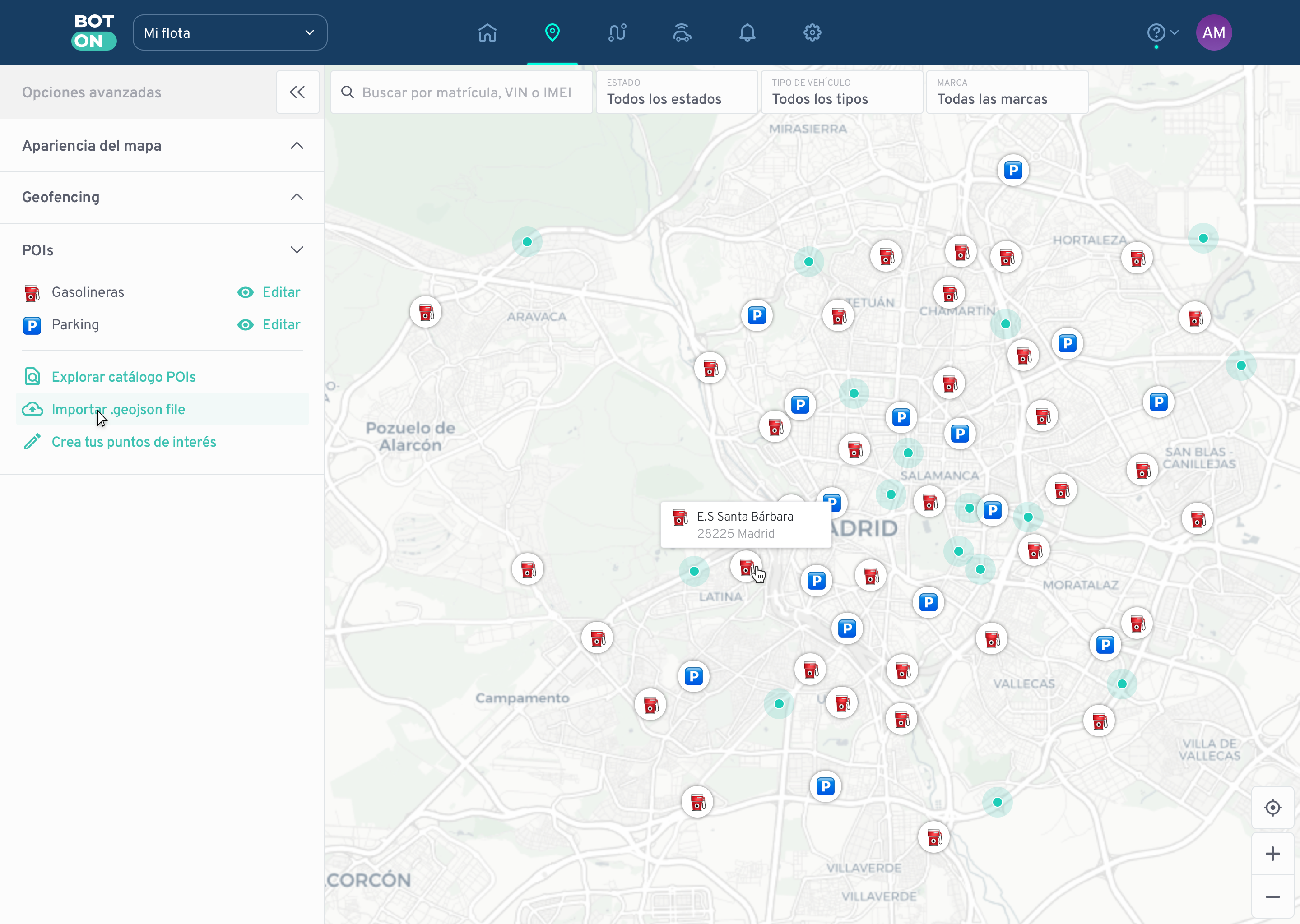 software gestion flotas