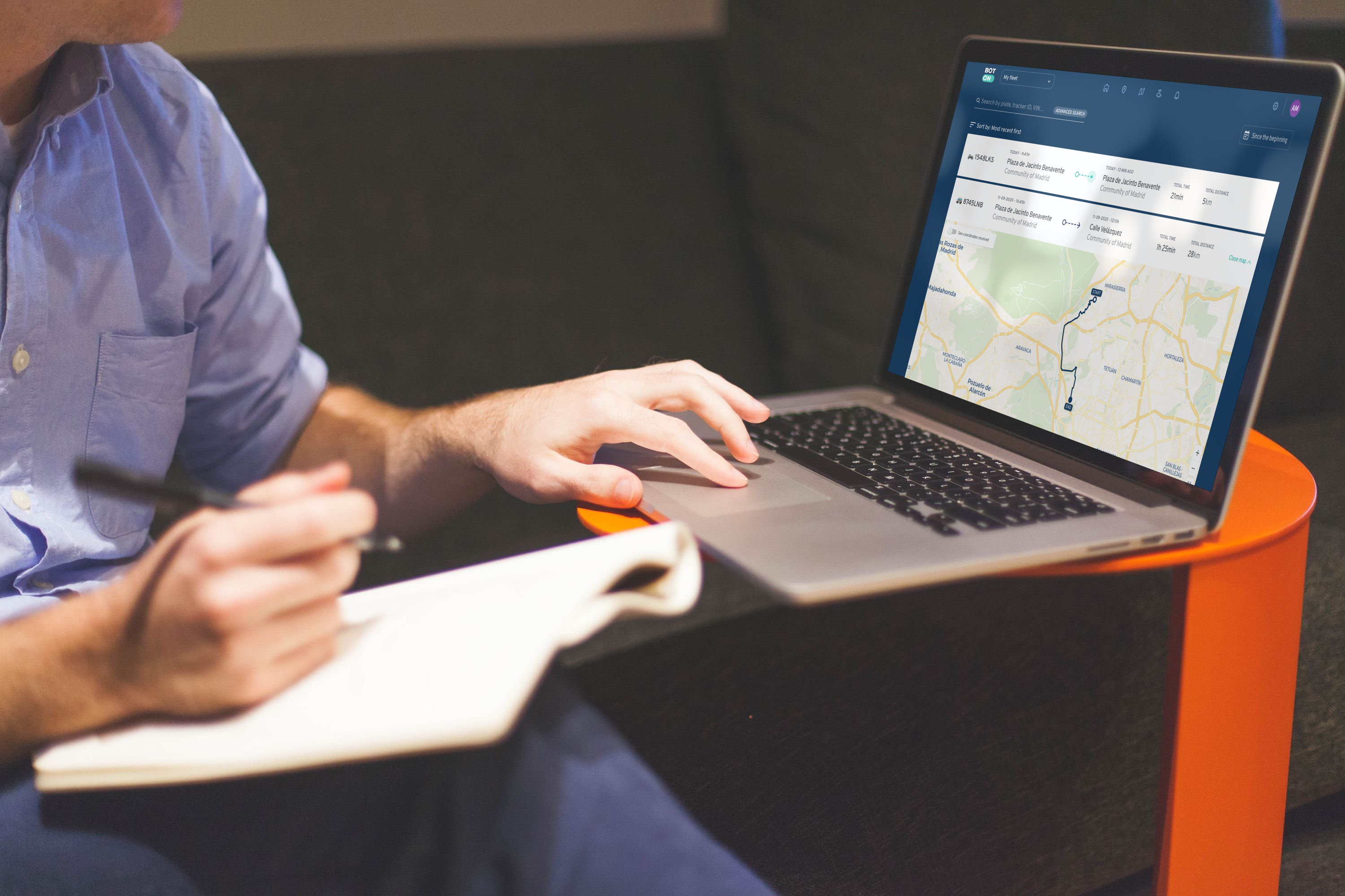 Plataforma de gestión de flotas