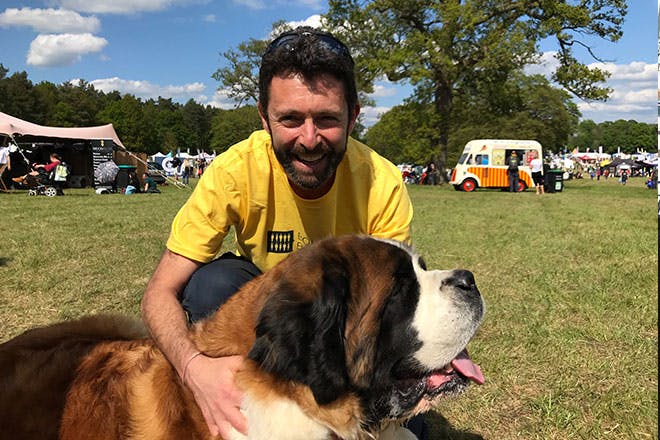 Bought By Many CEO, Steven Mendel at Dogfest 2019