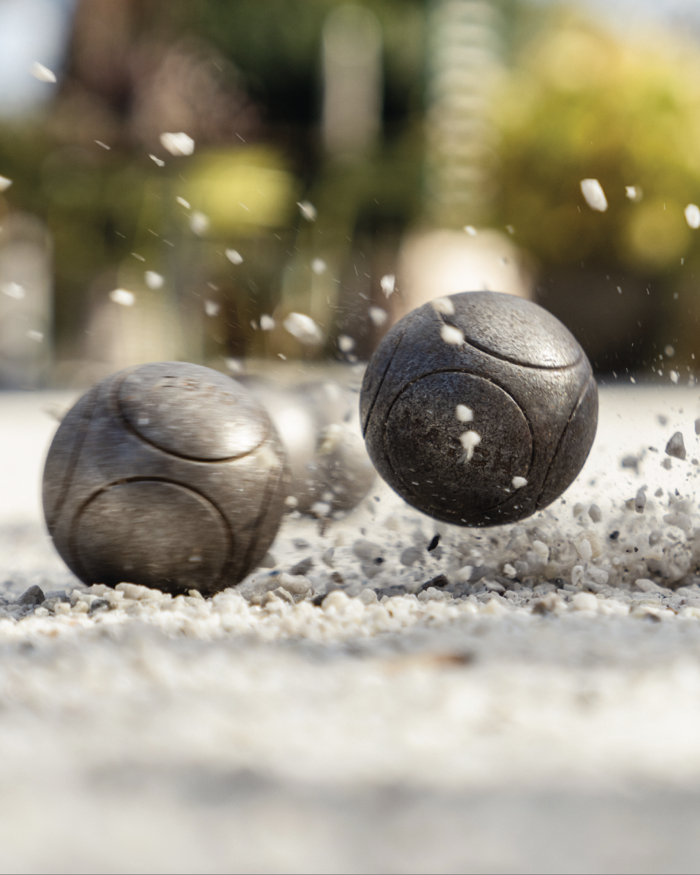 Fast boule on gravel