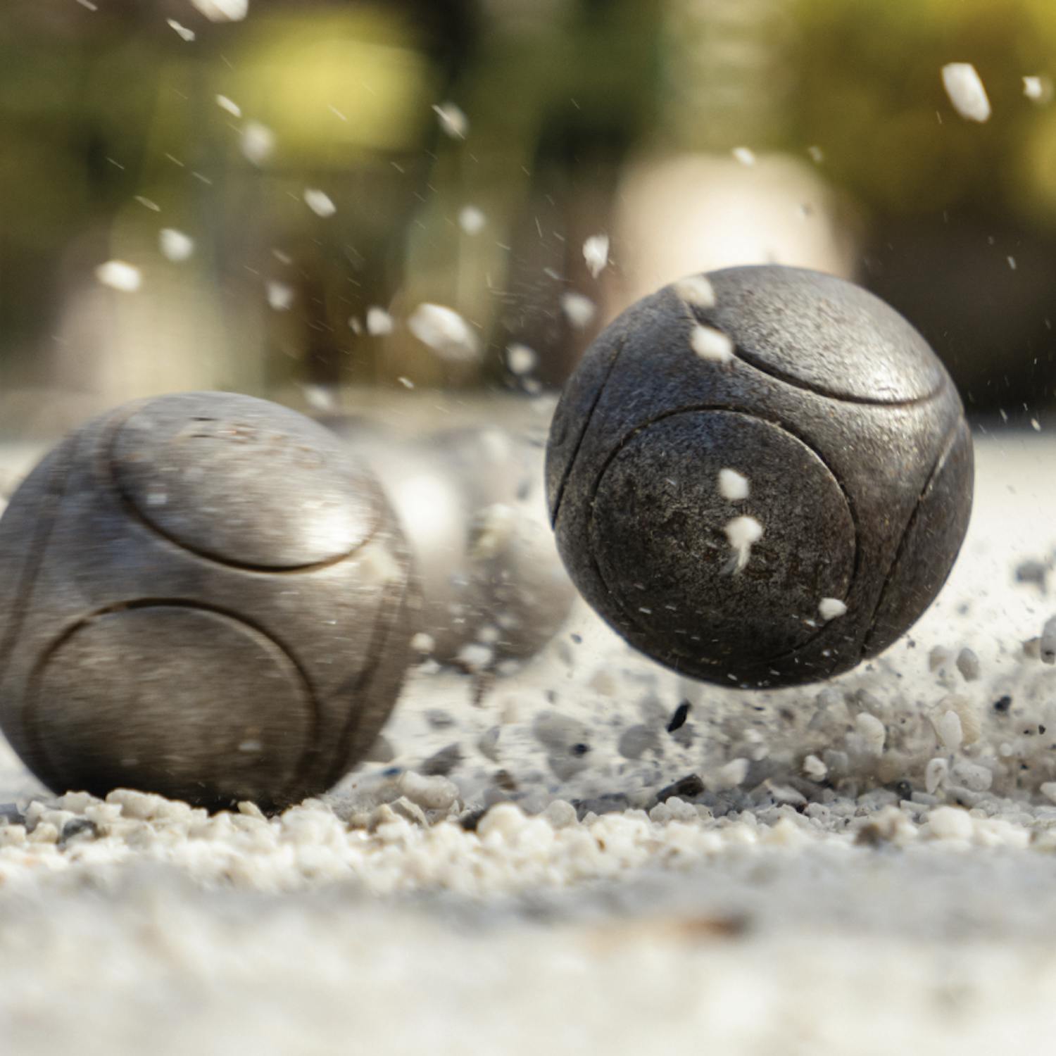 Fast boule on gravel