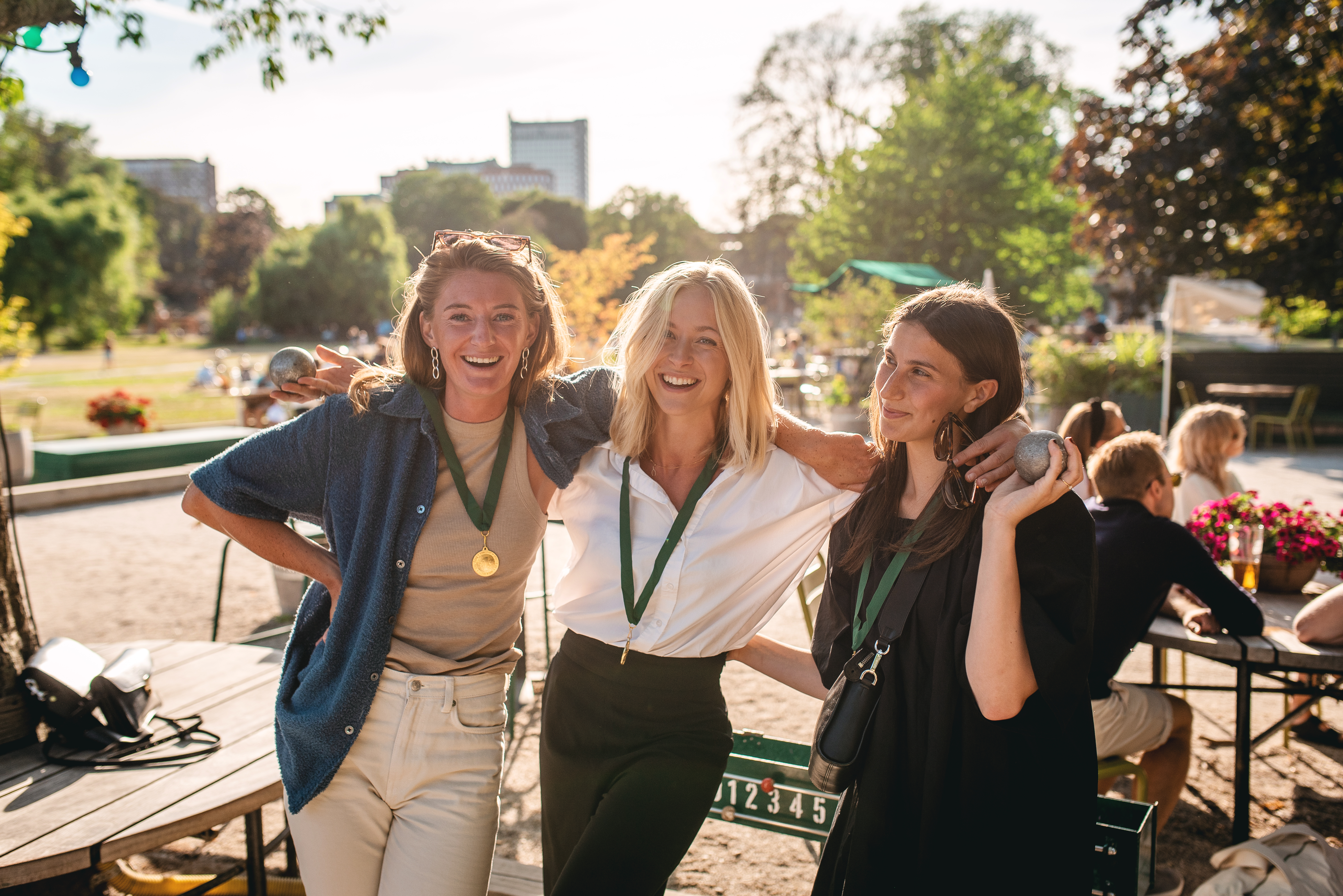 Medal winners at Boulebar Event