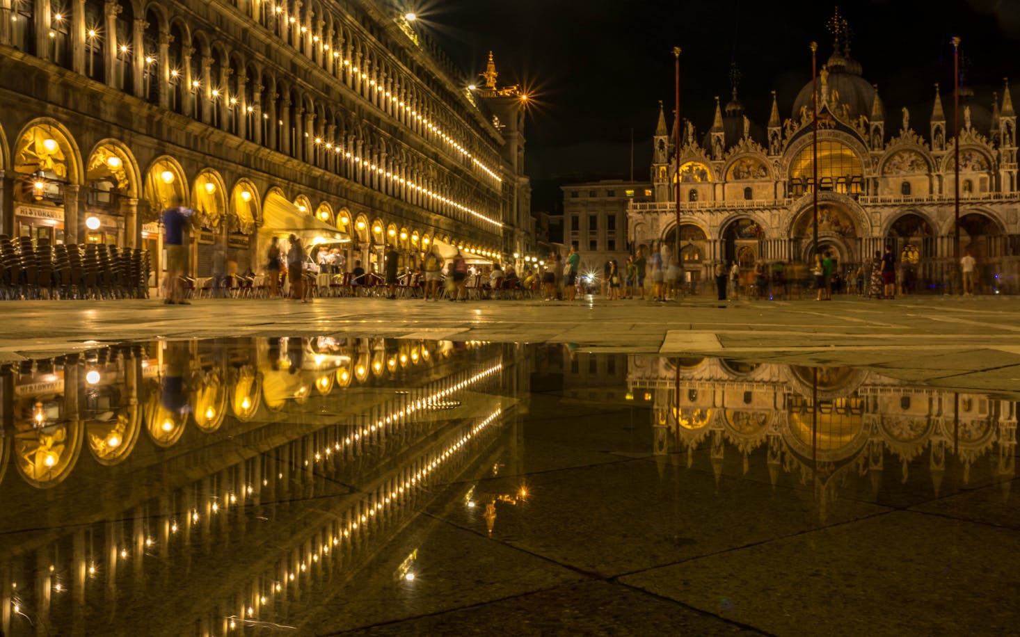 Piazza San Marco at night