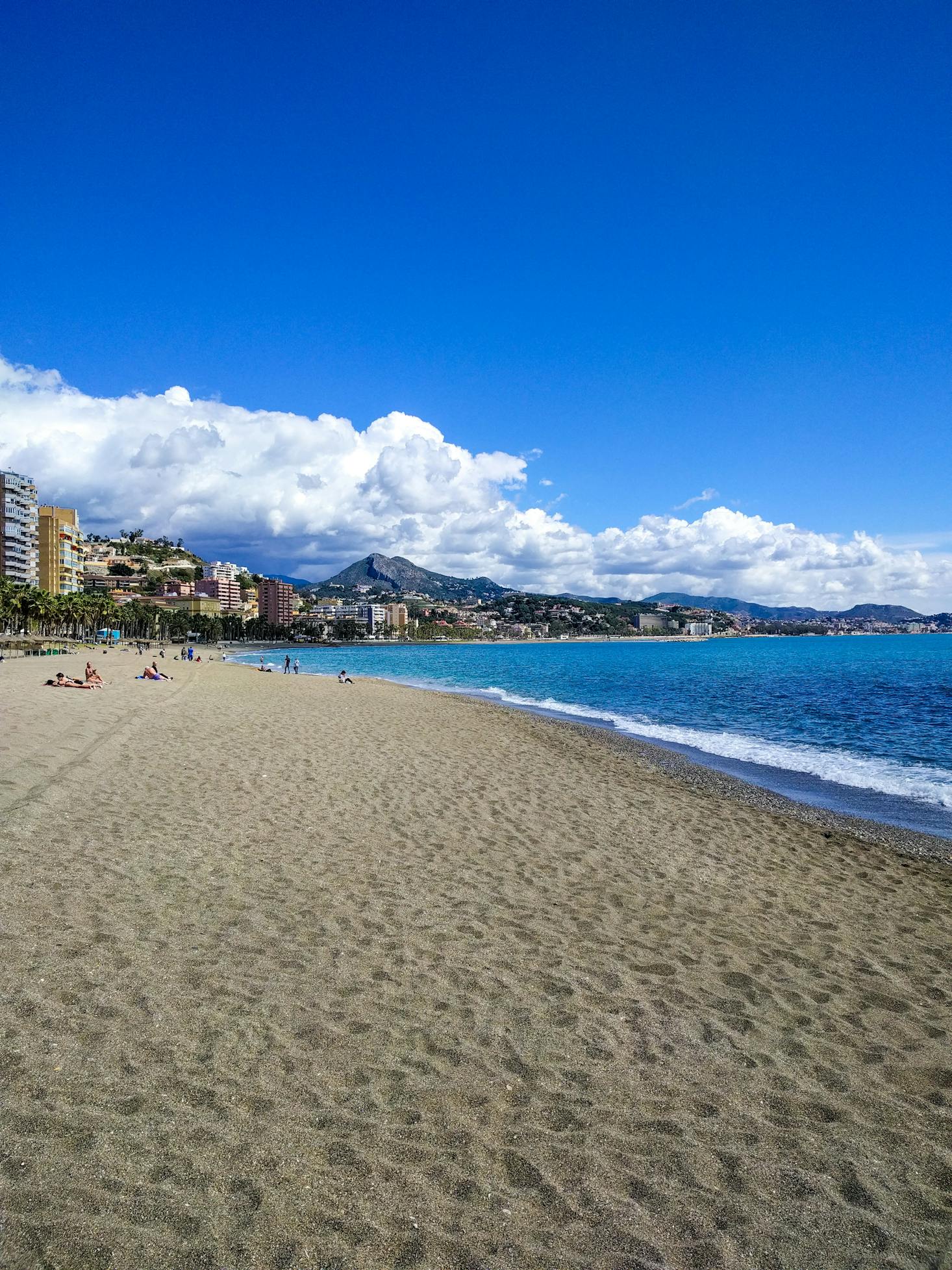 La Malagueta Beach in Malaga