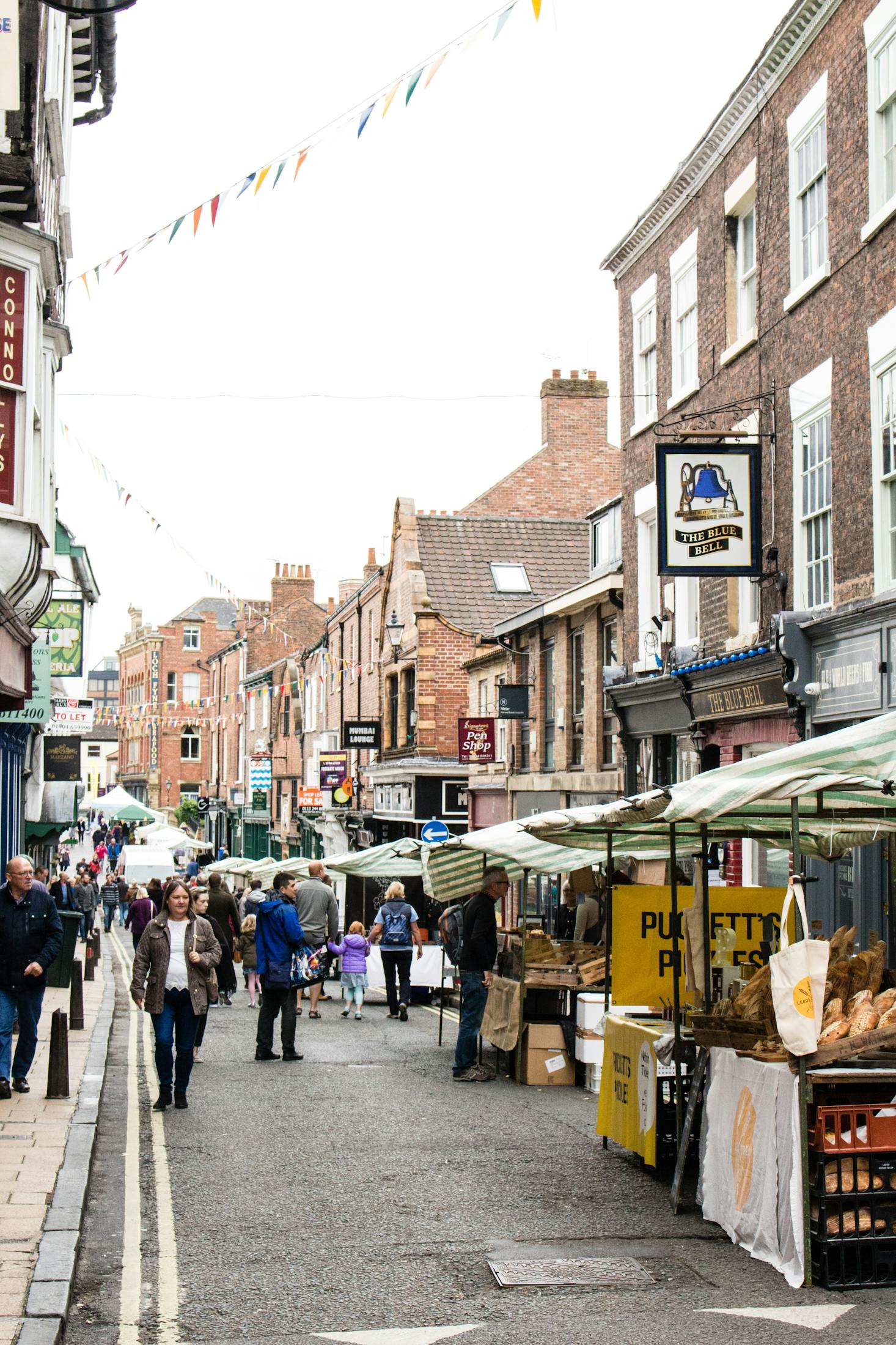 Outdoor market in York