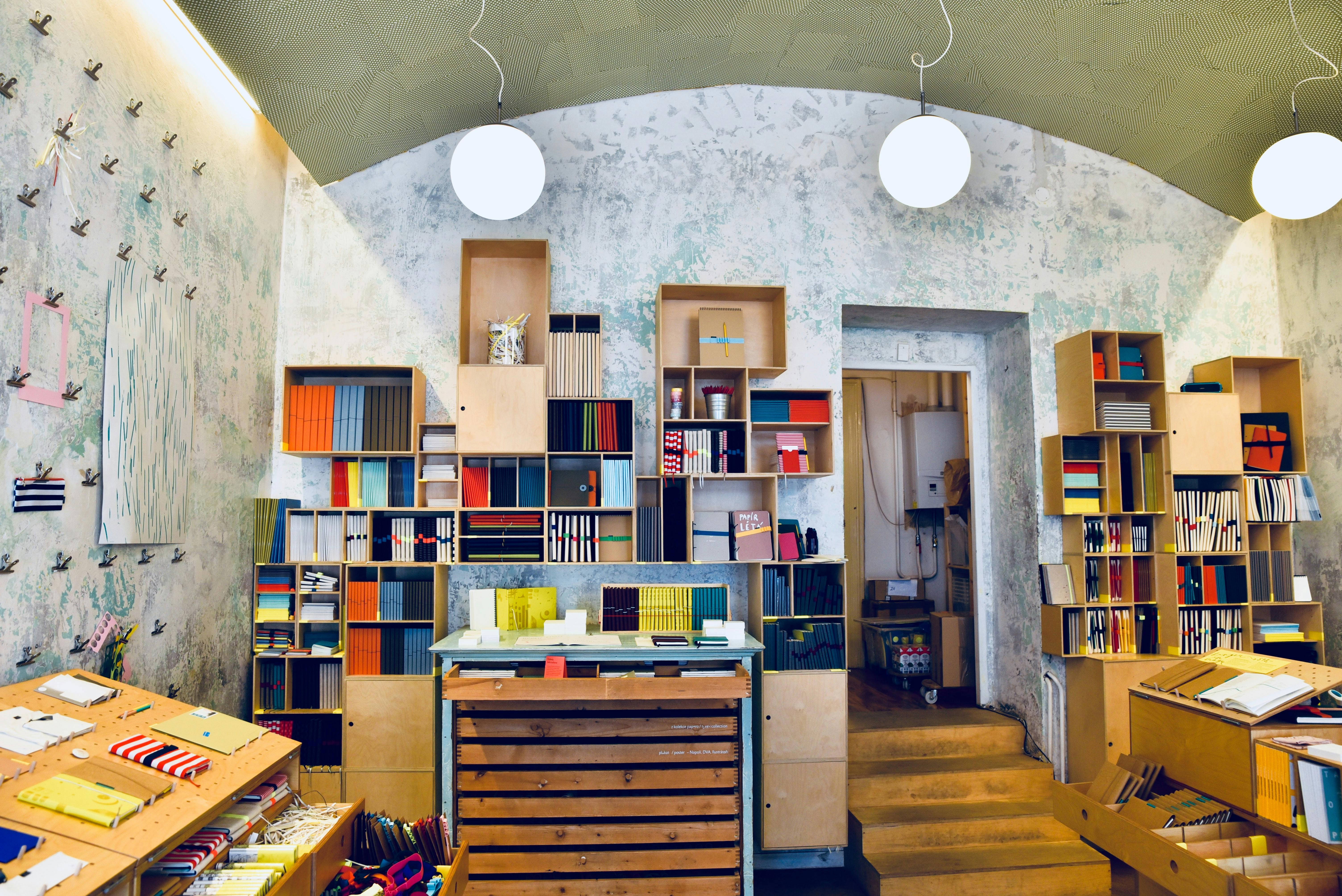 Bookstore in Prague, Czechia