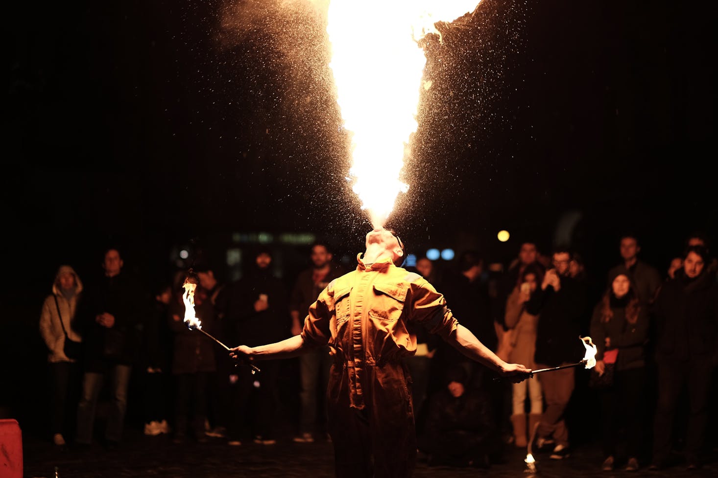 Street performer in Prague