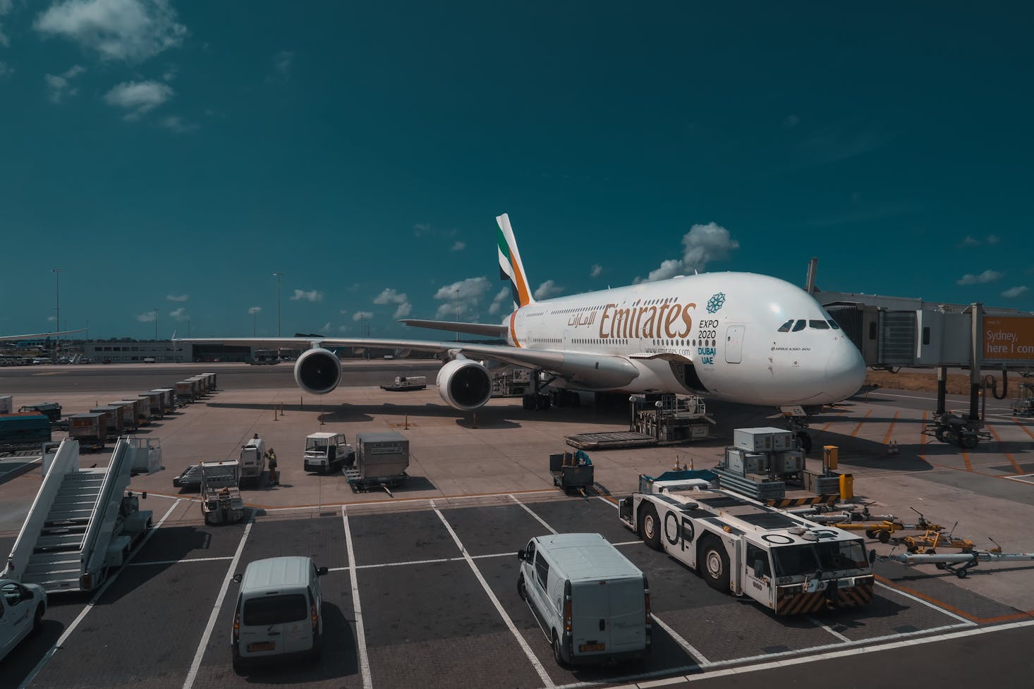 Plane at Amsterdam Airport