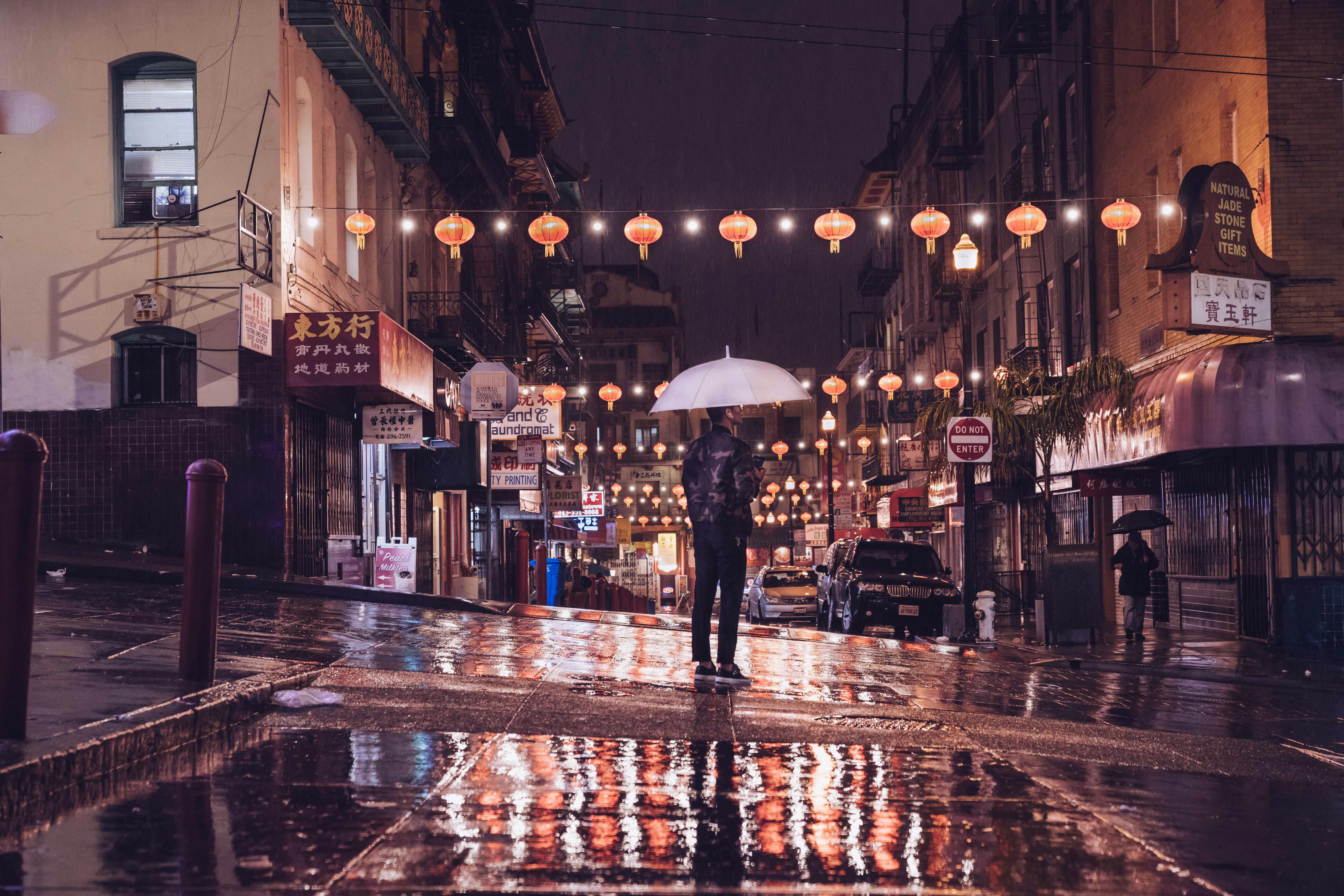 Louis Vuitton Umbrella when I walk through the rain