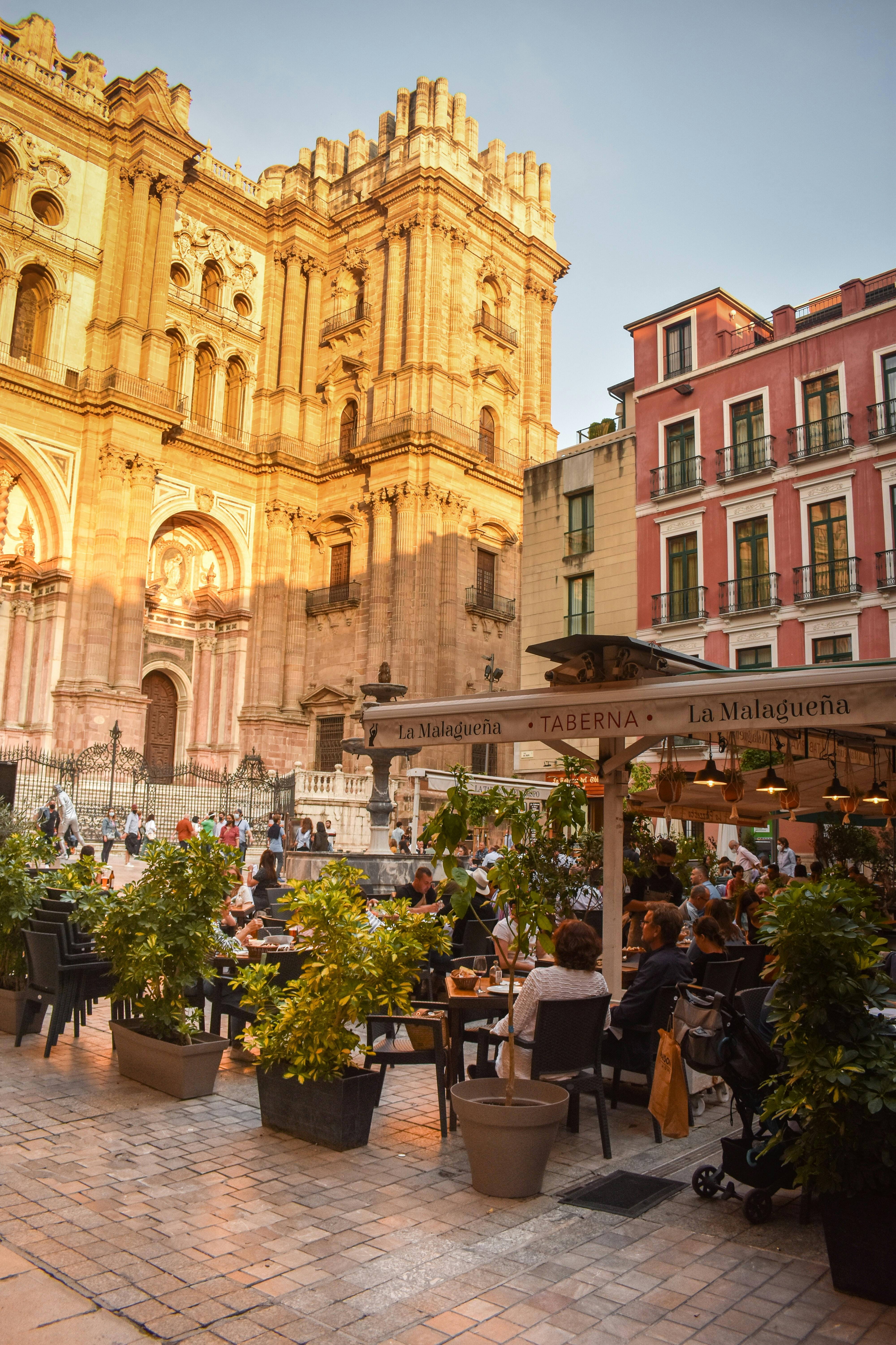Drinks with a view in Malaga