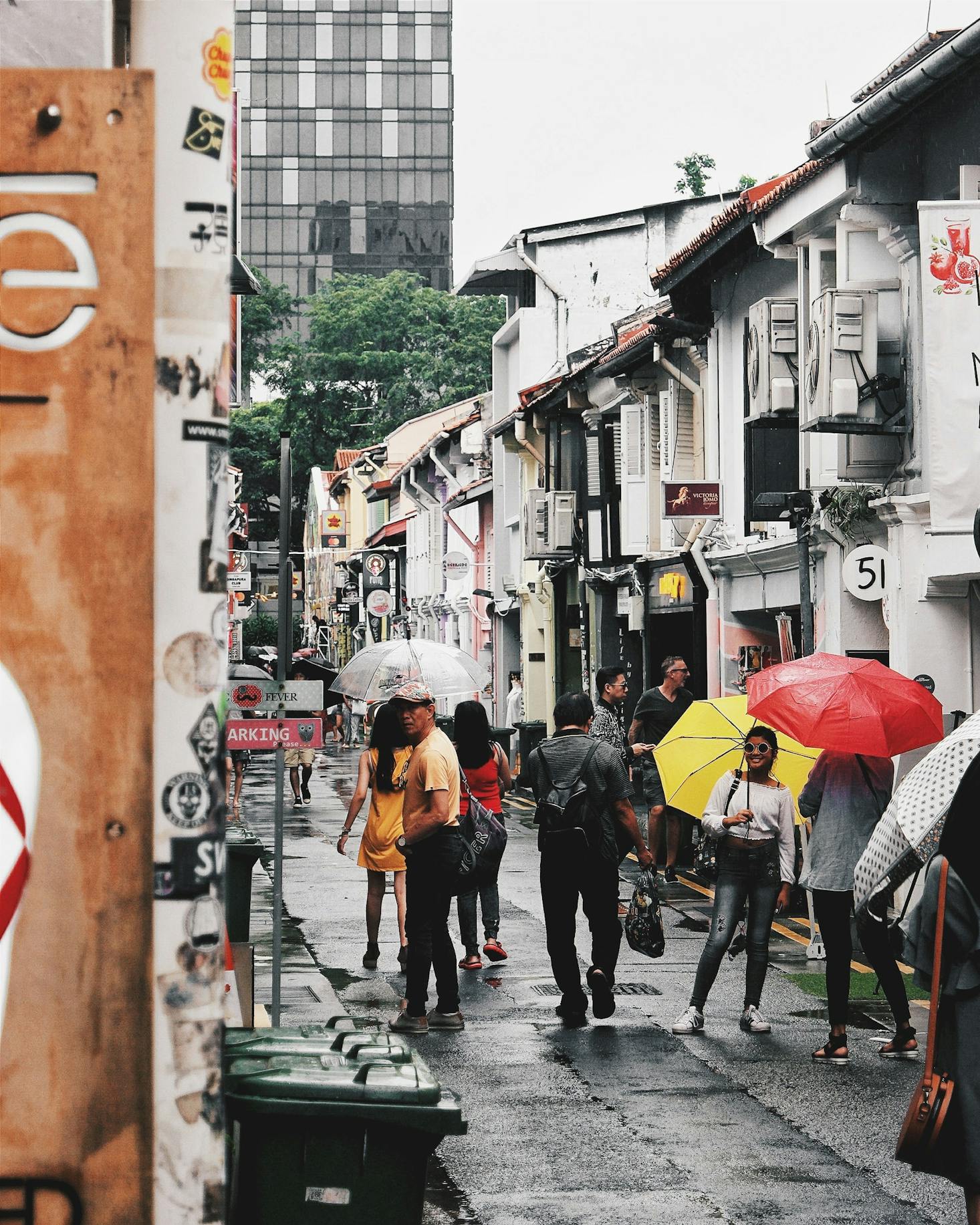 Rainy day in Singapore