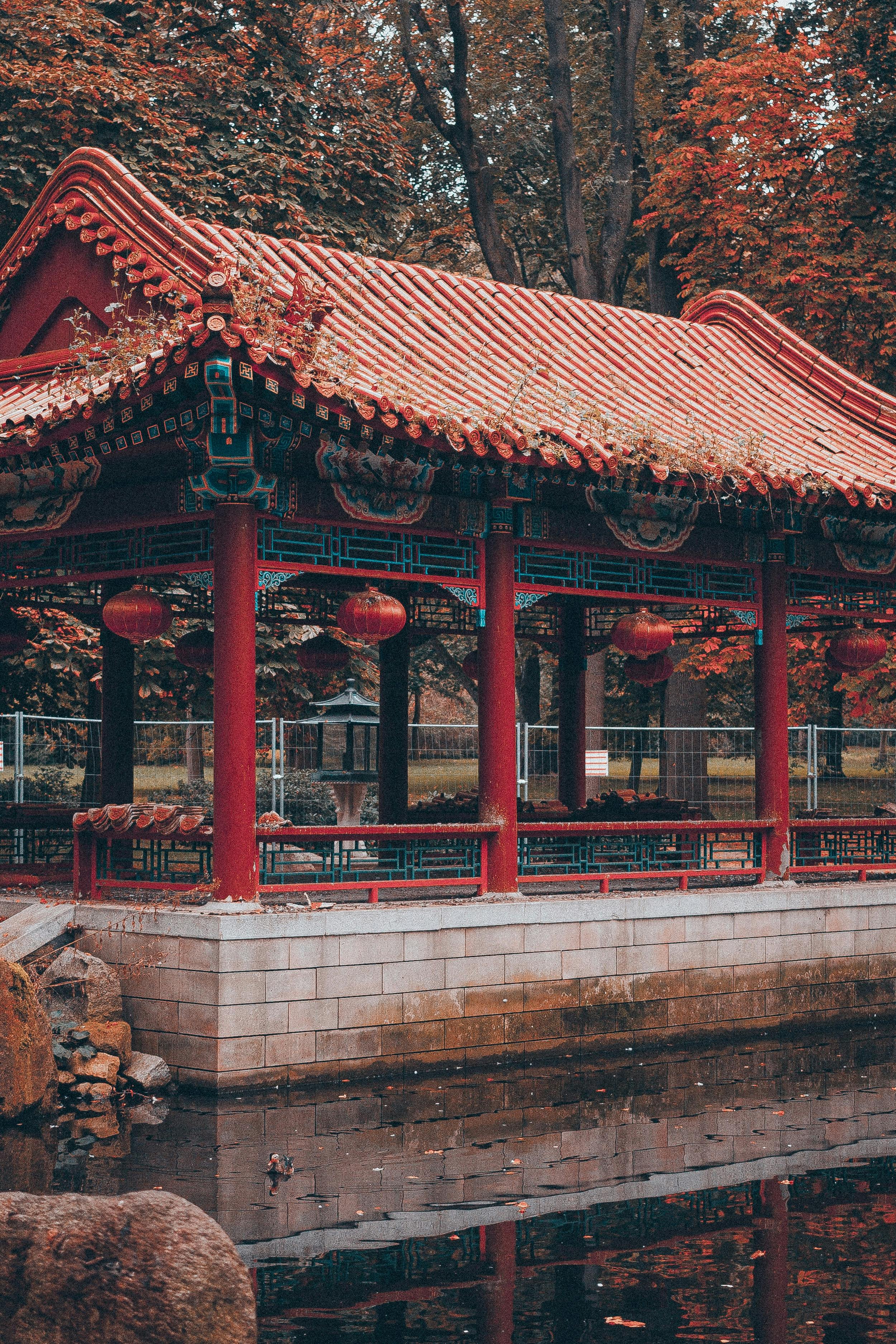 Pagoda in Warsaw