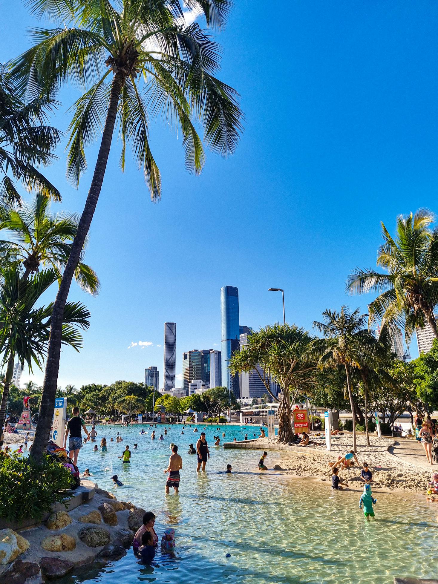 Swimming with kids in Brisbane