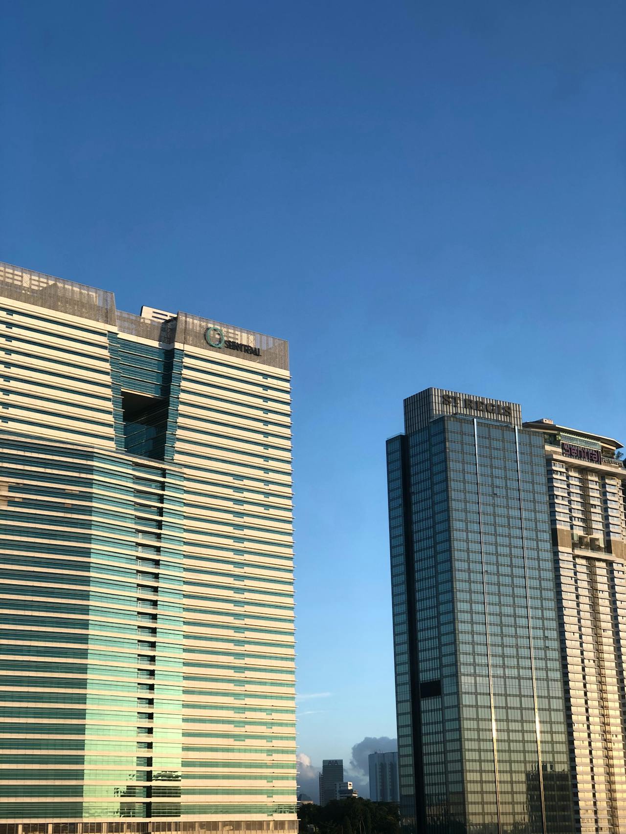 Office towers near KL Sentral Station in Kuala Lumpur