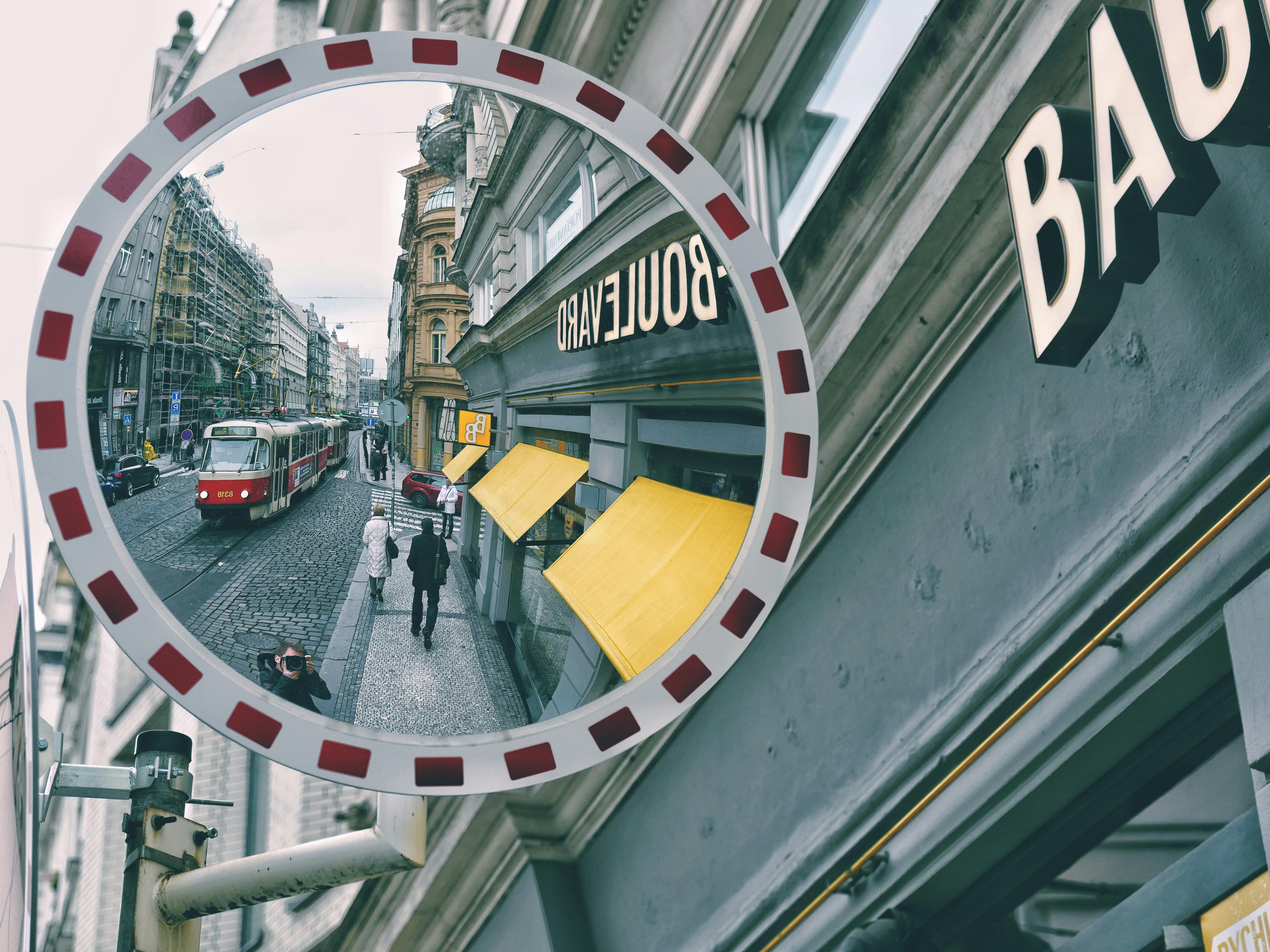 Shopping street in Prague