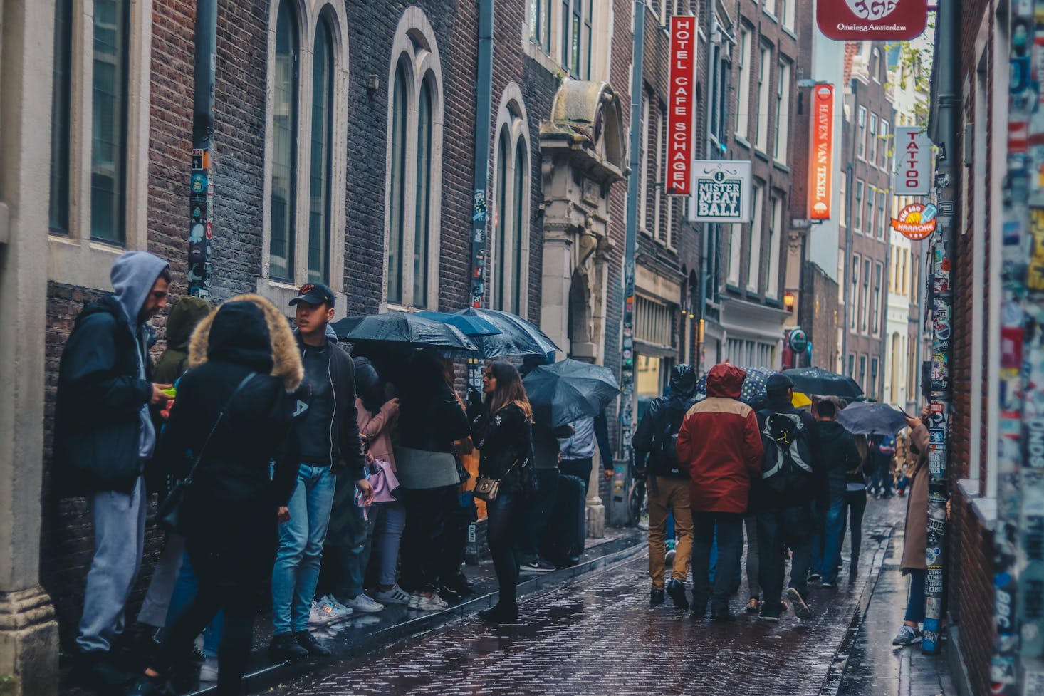 Rain in Amsterdam