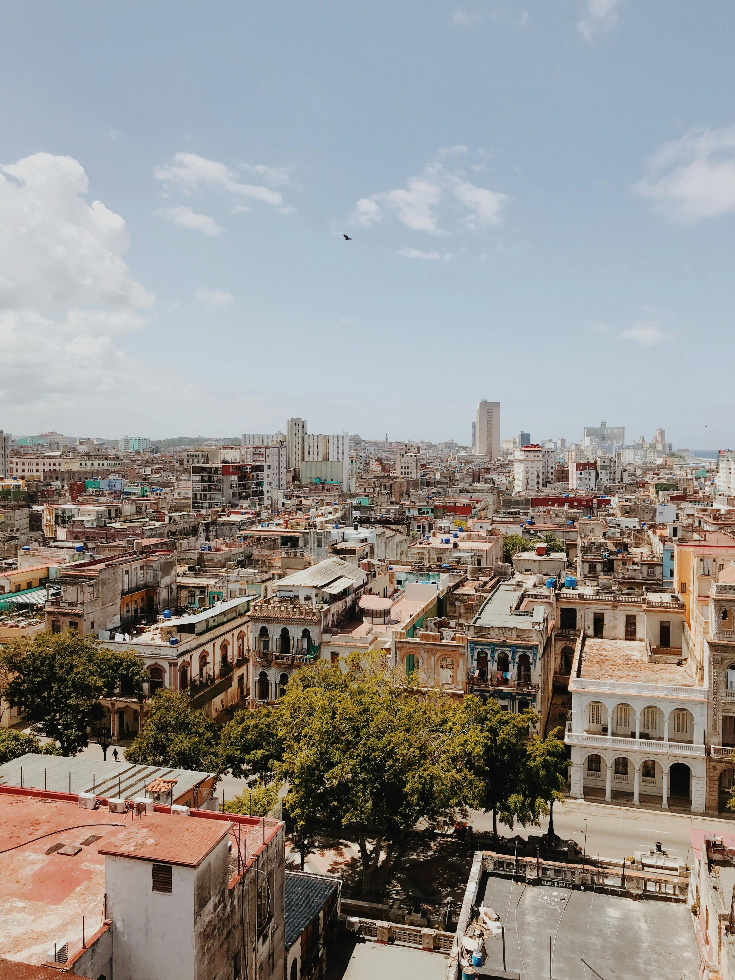 aerial view of Havana