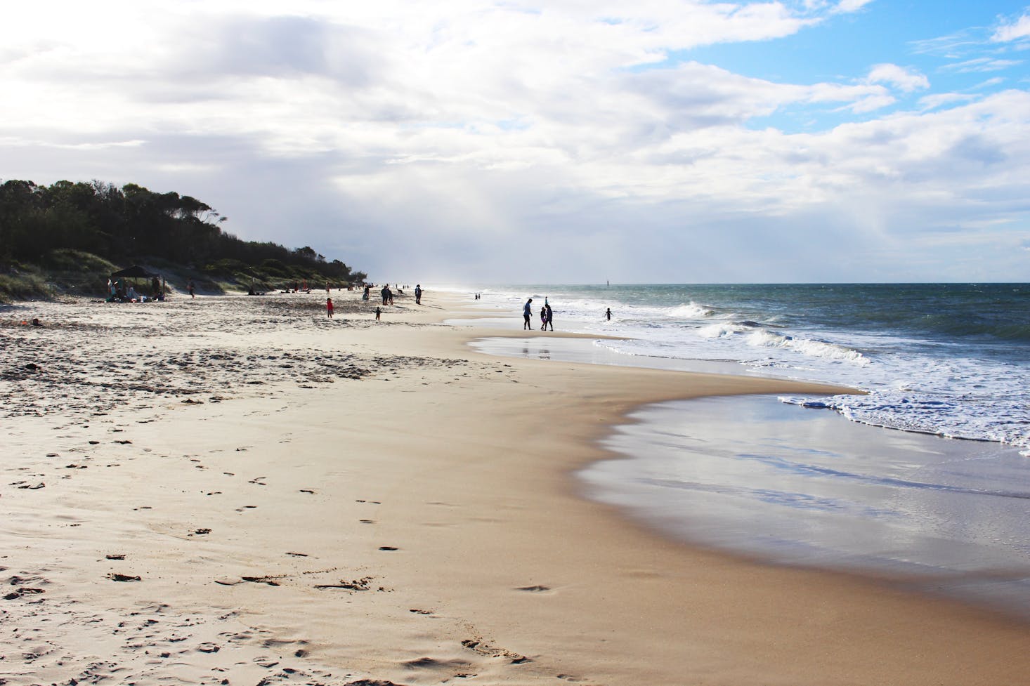 Bribie Island beaches near Brisbane