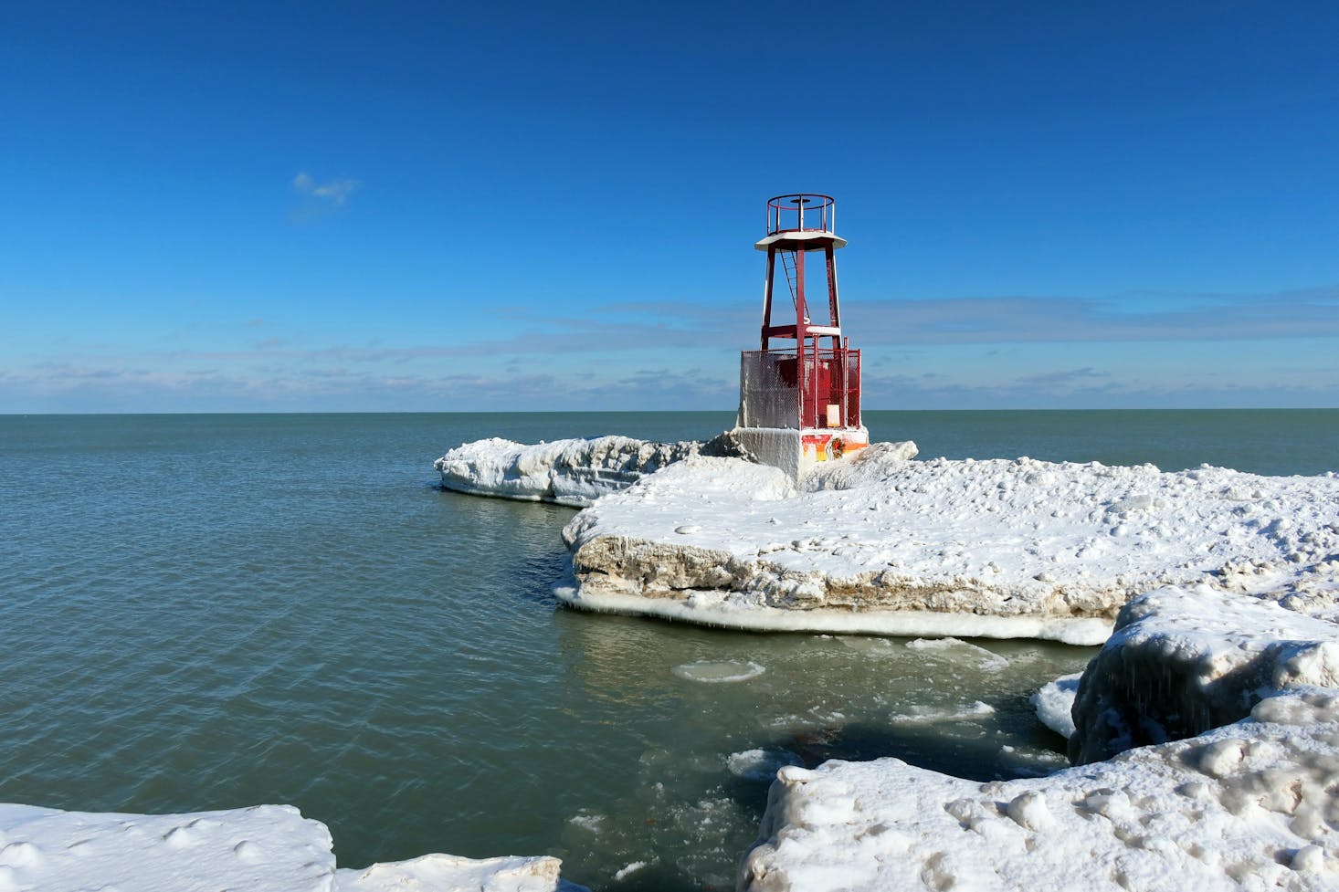 Kathy Osterman Beach in winter