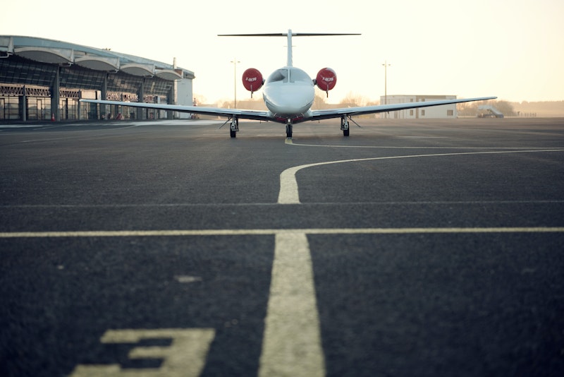 Plane at Incheon Airport, South Korea