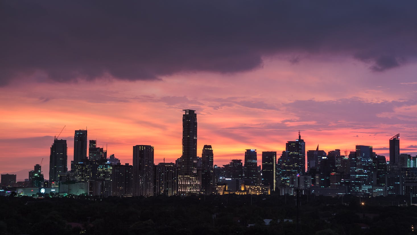 Skyline of Manila, Philippines