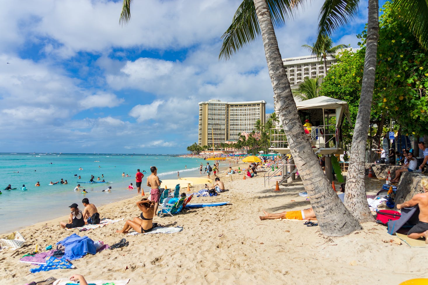 Waikiki Beach in Honolulu