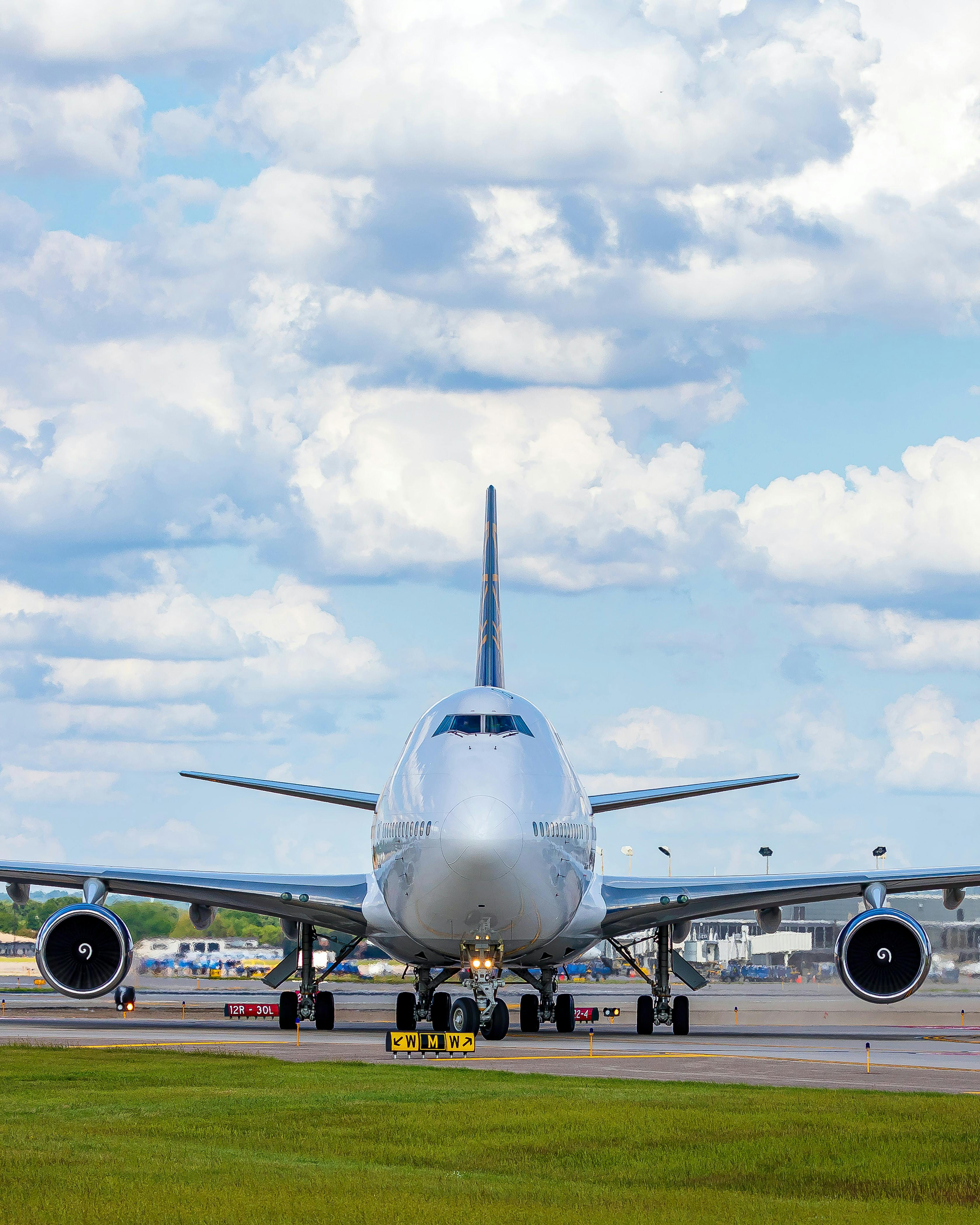 Plane on runway at Minneapolis Airport, Minneapolis