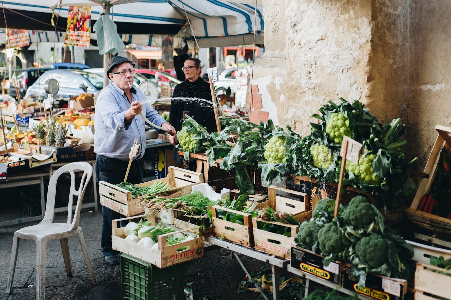 Vegetable stall in Palermo